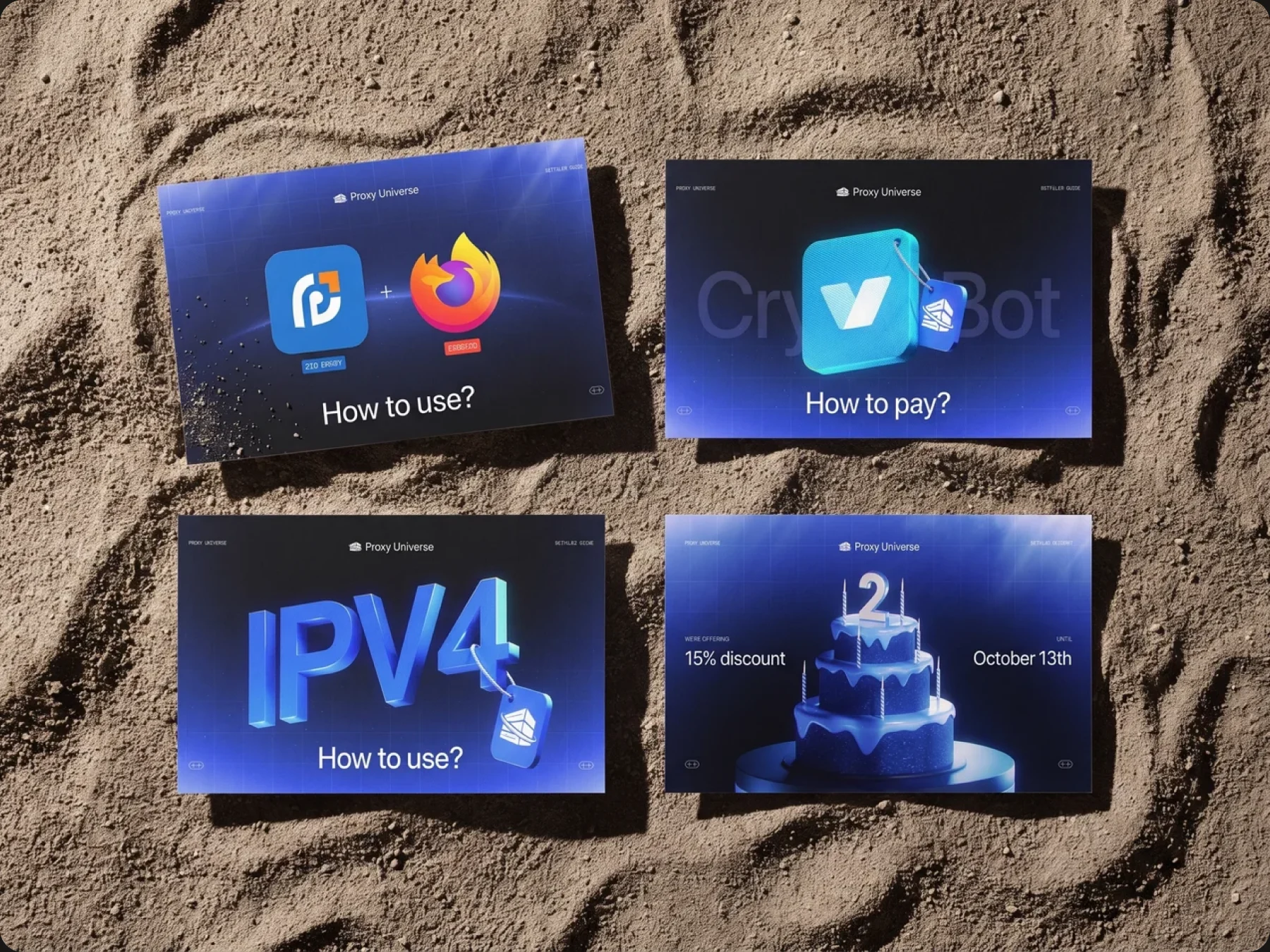 Launch visuals for social media